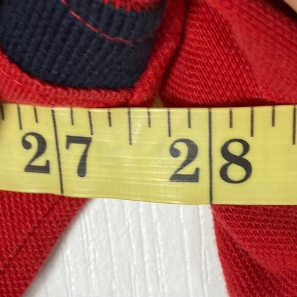 NWOT TOMMY HILFIGER Polo Shirt XXXL Custom Fit Short Sleeve Red Cotton - Picture 6 of 6